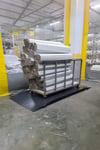 Düz Platform Çift Rampalı Kantar 120x120 Cm 3 Ton Şarjlı 4 Hücreli