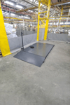 Düz Platform Çift Rampalı Kantar 150x150 Cm 3 Ton Şarjlı 4 Hücreli