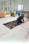 Düz Platform Gömme Baskül Kantar 3 Ton 150x150 Cm Özel Üretim