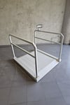 İMMAX Rampalı Tutunma Barlı Diyaliz Baskülü 300 KG 90x110 Cm Şarjlı