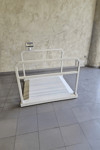 İMMAX Rampalı Tutunma Barlı Diyaliz Baskülü 600 KG 90x110 Cm Şarjlı