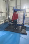 Kendinden Tek Rampalı Platform Baskül 120x200 cm 3 Ton Şarjlı