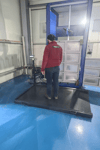 Kendinden Tek Rampalı Platform Baskül 110x150 cm 3 Ton Şarjlı