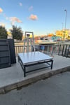 Sehpalı U şase Kantar 120x120 Cm 3 Ton Şarjlı 4 Hücreli