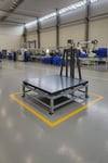 Sehpalı U şase Kantar 150x200 Cm 3 Ton Şarjlı 4 Hücreli