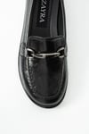 Siyah Rustik Loafer
