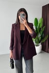 BLAZER CEKET - BORDO (HLM SERİ)