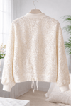 Bomber Off White Ceket