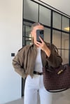 Bomber Süet Ceket Standart