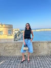 Kemer Detaylı Bermuda Jean Şort – Açık Mavi