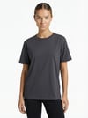 OVERSIZE KADIN TİŞÖRT – FÜME (OLY SERİ)