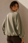 Yumuşak Hacimli Haki Sweatshirt