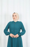  Beli Dantelli Mevlana Ferace Acı Kahve HNT7011