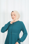  Beli Dantelli Mevlana Ferace Acı Kahve HNT7011