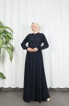  Beli Dantelli Mevlana Ferace Lacivert HNT7011