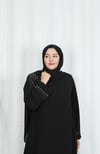  Büyük Beden Omuz Taş İşlemeli  Anne  Elbise