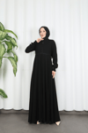 Dantelli Mevlana Ferace Siyah HNT7011