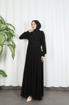 Dantelli Mevlana Ferace Siyah HNT7011