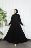Dantelli Mevlana Ferace Siyah HNT7011