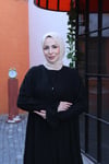 İçi Yarım Kol  Umre Takımı Siyah  HNT7050