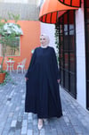 İçi Yarım Kol  Umre Takımı Lacivert   HNT7050