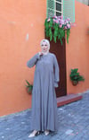 İçi Yarım Kol  Umre Takımı  Gri HNT7050