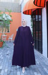 İçi Yarım Kol  Umre Takımı Mürdüm   HNT7050