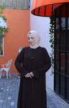 İçi Yarım Kol  Umre Takımı Acı Kahve  HNT7050