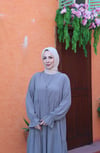 İçi Yarım Kol  Umre Takımı  Gri HNT7050