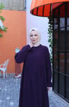 İçi Yarım Kol  Umre Takımı Mürdüm   HNT7050
