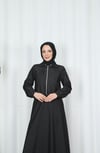 Ceketli Jile Elbise Tansel Kot Takım Siyah  HNT8552