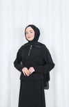 Fermuar Detaylı Beli Ayarlanabilir Tesettür Etekli Takım HNT8598