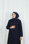 Kolları Taşlı Büyük Beden İkili Takım  Anne Takımı Lacivert