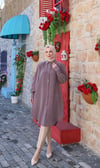 Uzun Düğmeli Tunik Kahve HNT8533
