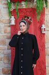 Uzun Düğmeli Tunik Siyah HNT8533