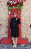 Uzun Düğmeli Tunik Siyah HNT8533