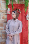Uzun Düğmeli Tunik Vizon HNT8533