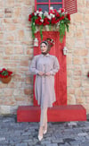 Uzun Düğmeli Tunik Vizon HNT8533