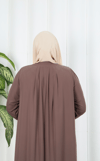 Yakadan Pileli Yarım Mevlana Ferace VİZYON  HNT7063