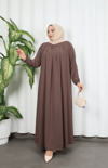 Yakadan Pileli Yarım Mevlana Ferace VİZYON  HNT7063