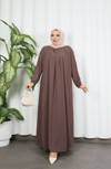 Yakadan Pileli Yarım Mevlana Ferace VİZYON  HNT7063