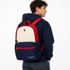 U.S. Polo Assn. Unisex Sırt ve Okul Çantası PLCAN26114 Lacivert Kırmızı Krem