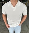 The Mass hemşire Yaka Tshirt Beyaz