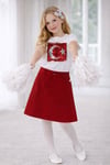 KIZ ÇOCUK ALT-ÜST TAKIM 23 NİSAN 29 EKİM 10 KASIM 19 MAYIS GÖSTERİ KIYAFETLERİ D100