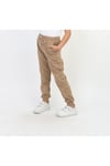 UNISEX BASKISIZ DÜZ LASTİKLİ BEJ EŞOFMAN ALTI