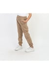 UNISEX BASKISIZ DÜZ LASTİKLİ BEJ EŞOFMAN ALTI
