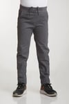 Unisex İlkokul ve Ortaokul 6-16 Yaş Okul Pantolonu Ribana Bel Canvas Öğrenci Okul GRİ Pantolonu