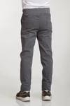 Unisex İlkokul ve Ortaokul 6-16 Yaş Okul Pantolonu Ribana Bel Canvas Öğrenci Okul GRİ Pantolonu