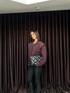 Drop Detaylı Gabardin Ceket Bordo