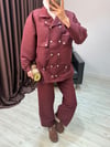 Karmen Takım Bordo